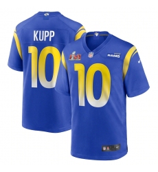Youth Los Angeles Rams #10 Cooper Kupp Blue Nike Royal Super Bowl LVI Patch Jersey