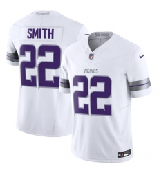 Men's Minnesota Vikings #22 Harrison Smith White F.U.S.E. Winter Warrior Limited Football Stitched Jersey