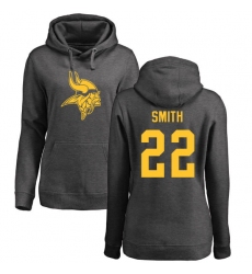 NFL Women's Nike Minnesota Vikings #22 Harrison Smith Ash One Color Pullover Hoodie