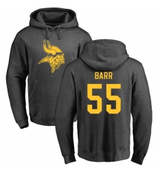 NFL Nike Minnesota Vikings #55 Anthony Barr Ash One Color Pullover Hoodie