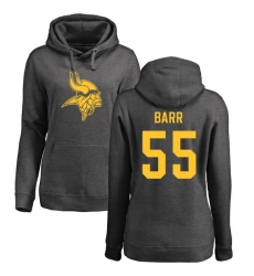 NFL Women's Nike Minnesota Vikings #55 Anthony Barr Ash One Color Pullover Hoodie