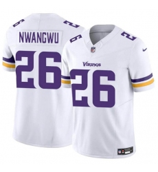 Men's Minnesota Vikings #26 Kene Nwangwu White 2023 F.U.S.E. Vapor Untouchable Limited Stitched Jersey