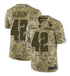 Youth Nike Minnesota Vikings #42 Ben Gedeon Limited Camo 2018 Salute to Service NFL Jersey