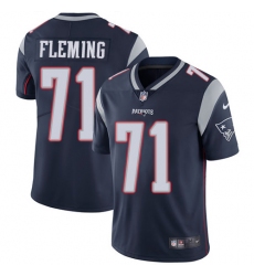 Youth Nike New England Patriots #71 Cameron Fleming Navy Blue Team Color Vapor Untouchable Limited Player NFL Jersey