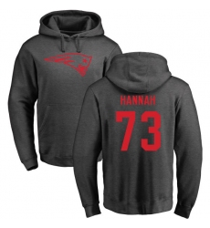 NFL Nike New England Patriots #73 John Hannah Ash One Color Pullover Hoodie