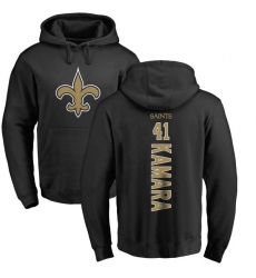 NFL Nike New Orleans Saints #41 Alvin Kamara Black Backer Pullover Hoodie