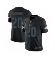 Men's Philadelphia Eagles #20 Brian Dawkins Limited Black Rush Impact Football Jersey