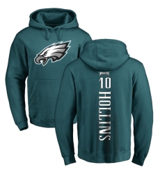 Nike Philadelphia Eagles #10 Mack Hollins Green Backer Pullover Hoodie