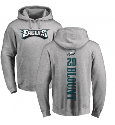 Nike Philadelphia Eagles #29 LeGarrette Blount Ash Backer Pullover Hoodie