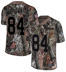 Men's Nike Pittsburgh Steelers #84 Antonio Brown Camo Rush Realtree Limited NFL Jersey