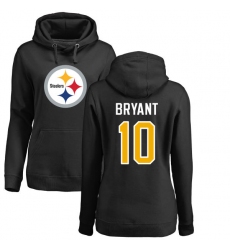 NFL Women's Nike Pittsburgh Steelers #10 Martavis Bryant Black Name & Number Logo Pullover Hoodie