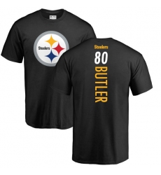 NFL Nike Pittsburgh Steelers #80 Jack Butler Black Backer T-Shirt