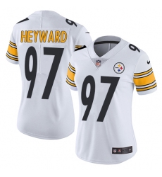 Women's Nike Pittsburgh Steelers #97 Cameron Heyward Elite White NFL Jersey