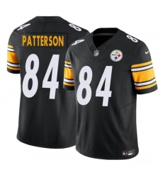 Men's Pittsburgh Steelers #84 Cordarrelle Patterson Black 2024 F.U.S.E. Vapor Untouchable Limited Football Stitched Jersey