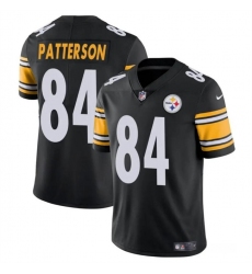 Men's Pittsburgh Steelers #84 Cordarrelle Patterson Black Vapor Untouchable Limited Football Stitched Jersey