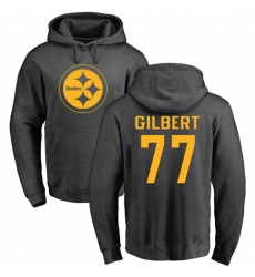 NFL Nike Pittsburgh Steelers #77 Marcus Gilbert Ash One Color Pullover Hoodie