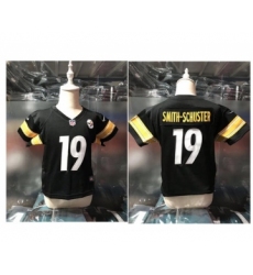 Nike Pittsburgh Steelers #19 JuJu Smith-Schuster Black Toddlers Jersey