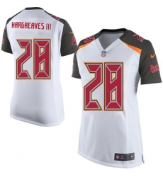 Women's Nike Tampa Bay Buccaneers #28 Vernon Hargreaves III Game White NFL Jersey