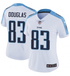 Women's Nike Tennessee Titans #83 Harry Douglas White Vapor Untouchable Limited Player NFL Jersey