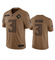 Men's Tennessee Titans #31 Kevin Byard 2023 Brown Salute To Service Football Stitched Jersey