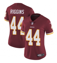 Women's Nike Washington Redskins #44 John Riggins Elite Burgundy Red Team Color NFL Jersey