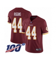 Youth Washington Redskins #44 John Riggins Burgundy Red Team Color Vapor Untouchable Limited Player 100th Season Football Jersey