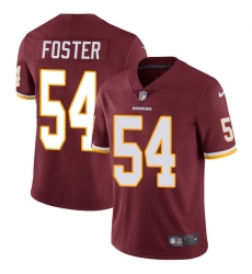 Youth Nike Washington Redskins #54 Mason Foster Elite Burgundy Red Team Color NFL Jersey