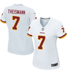 Women's Nike Washington Redskins #7 Joe Theismann Game White NFL Jersey
