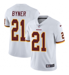 Youth Nike Washington Redskins #21 Earnest Byner Elite White NFL Jersey
