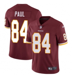 Youth Nike Washington Redskins #84 Niles Paul Elite Burgundy Red Team Color NFL Jersey