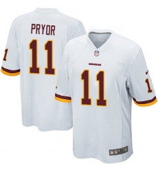 Men's Nike Washington Redskins #11 Terrelle Pryor Game White NFL Jersey