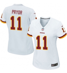 Women's Nike Washington Redskins #11 Terrelle Pryor Game White NFL Jersey
