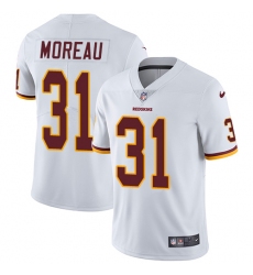 Youth Nike Washington Redskins #31 Fabian Moreau Elite White NFL Jersey