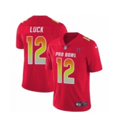 Men's Pittsburgh Steelers #90 T. J. Watt Limited Red AFC 2019 Pro Bowl Football Jersey