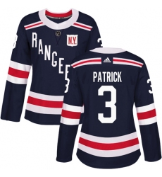 Women's Adidas New York Rangers #3 James Patrick Authentic Navy Blue 2018 Winter Classic NHL Jersey