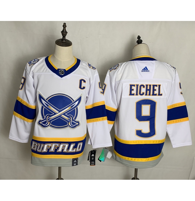 Men's Buffalo Sabres #9 Jack Eichel White 2020-21 Special Edition Replica Player Jersey