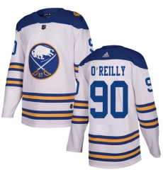 Men's Adidas Buffalo Sabres #90 Ryan O'Reilly Authentic White 2018 Winter Classic NHL Jersey