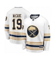 Youth Buffalo Sabres #19 Jake McCabe Fanatics Branded White 50th Season Breakaway Hockey Jersey