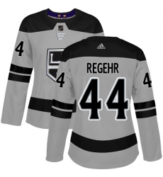 Women's Adidas Los Angeles Kings #44 Robyn Regehr Authentic Gray Alternate NHL Jersey
