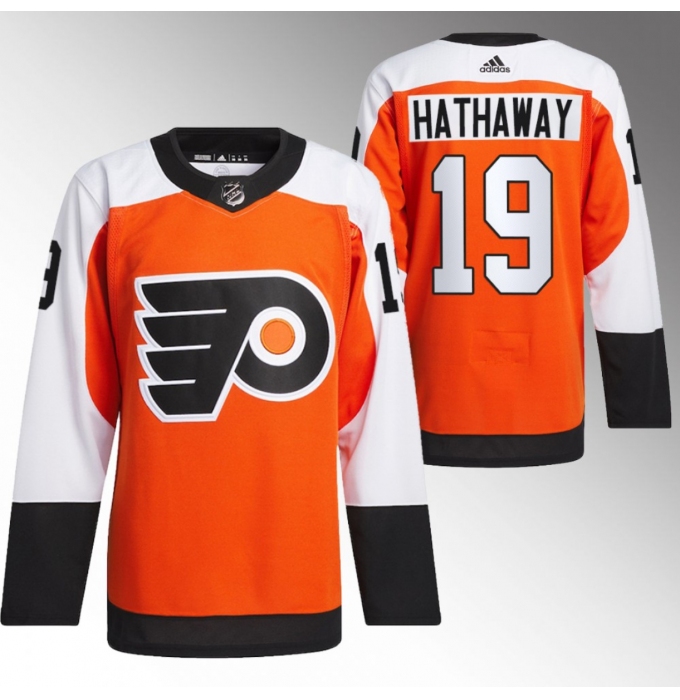 Men's Philadelphia Flyers #19 Garnet Hathaway 2023-24 Orange Stitched Jersey