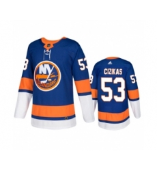 Men's New York Islanders #53 Casey Cizikas Royal Stitched Jersey