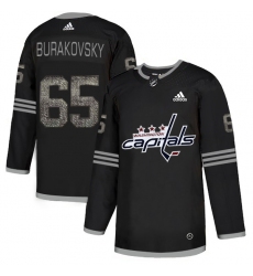 Men's Adidas Washington Capitals #65 Andre Burakovsky Black 1 Authentic Classic Stitched NHL Jersey