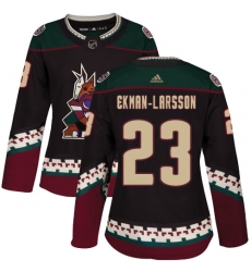Women's Adidas Arizona Coyotes #23 Oliver Ekman-Larsson Premier Black Alternate NHL Jersey