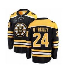 Youth Boston Bruins #24 Terry O'Reilly Authentic Black Home Fanatics Branded Breakaway 2019 Stanley Cup Final Bound Hockey Jersey