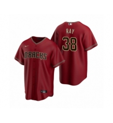 Men's Arizona Diamondbacks #38 Robbie Ray Nike Red Replica Alternate Jersey