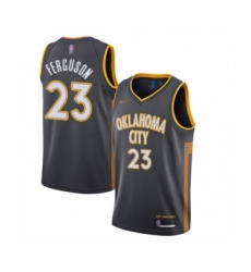 Men's Oklahoma City Thunder #23 Terrance Ferguson Swingman Charcoal Basketball Jersey - 2019 20 City Edition