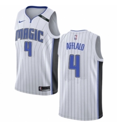 Men's Nike Orlando Magic #4 Arron Afflalo Swingman NBA Jersey - Association Edition