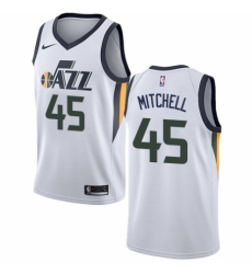 Men's Nike Utah Jazz #45 Donovan Mitchell Swingman NBA Jersey - Association Edition