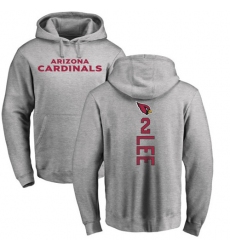 NFL Nike Arizona Cardinals #2 Andy Lee Ash Backer Pullover Hoodie