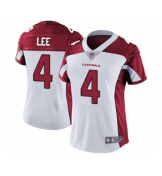 Women's Arizona Cardinals #4 Andy Lee White Vapor Untouchable Limited Player Football Jersey